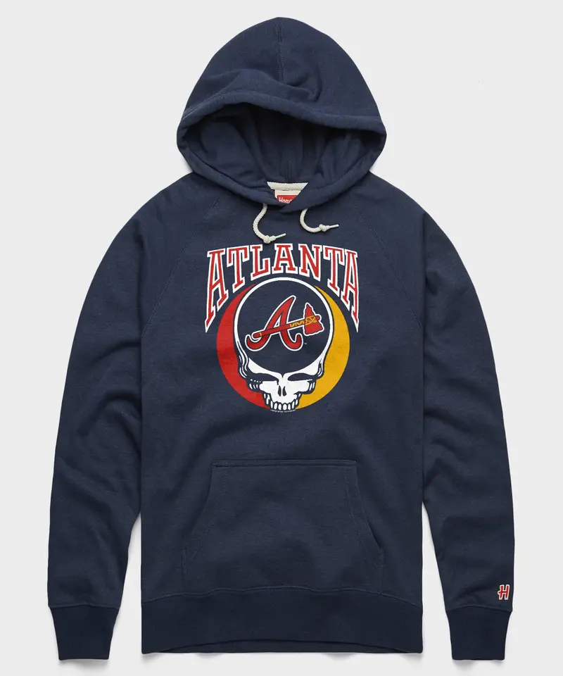 Mlb X Grateful Dead X Braves Hoodie 1
