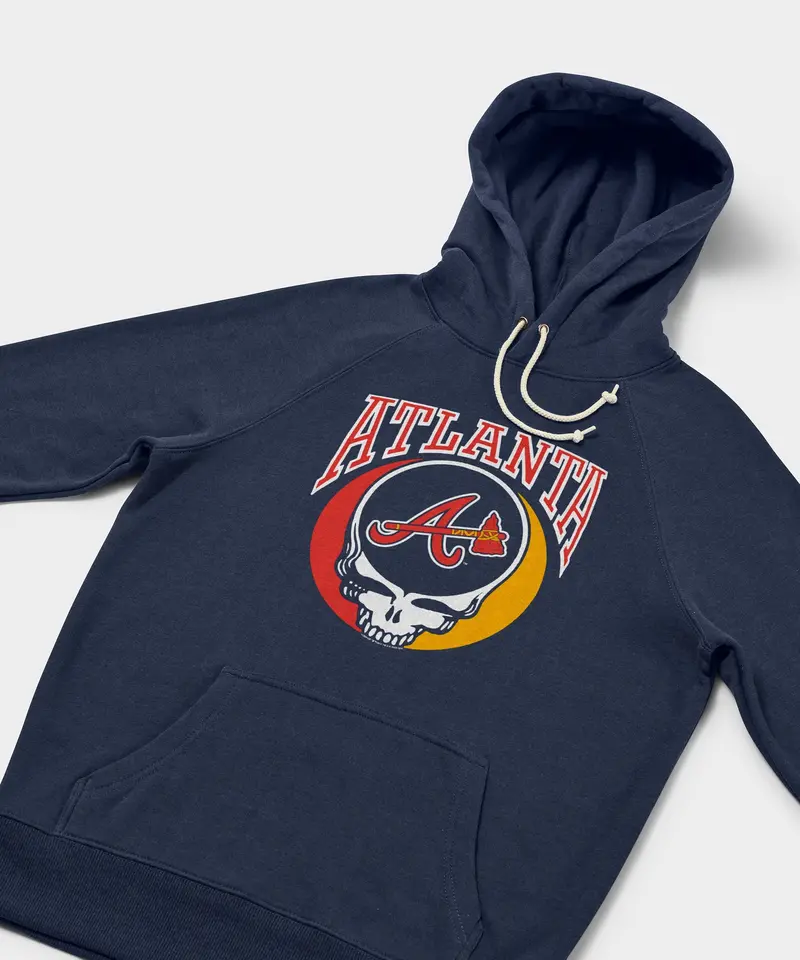 Mlb X Grateful Dead X Braves Hoodie 2