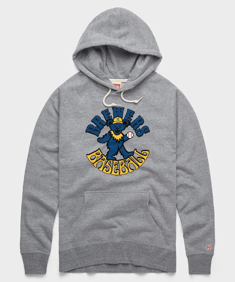 Mlb X Grateful Dead X Brewers Hoodie 1