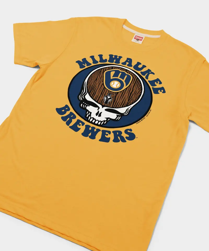 Mlb X Grateful Dead X Brewers Skull Keg 2