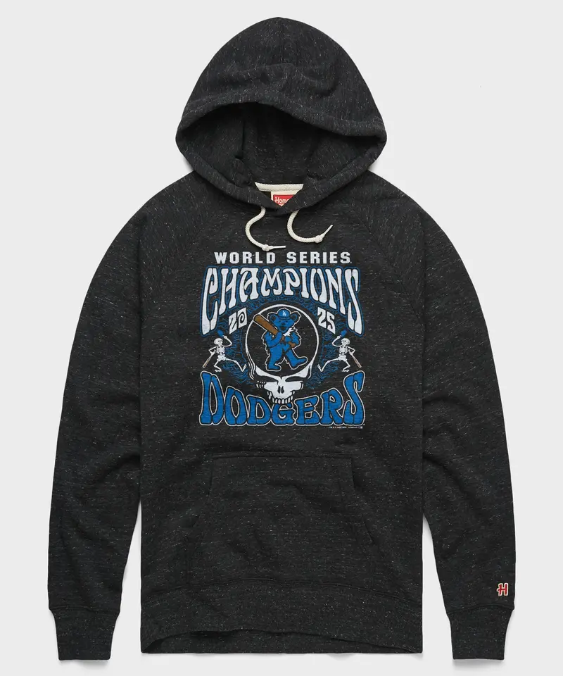 Mlb X Grateful Dead X Dodgers World Series Champions 2025 Hoodie 1