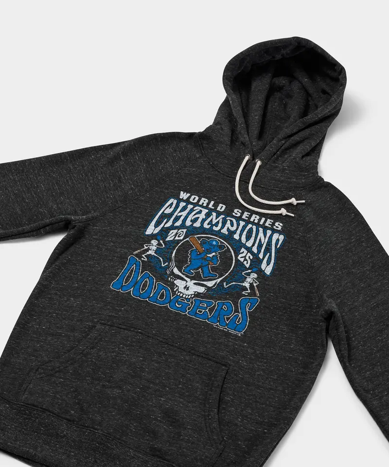 Mlb X Grateful Dead X Dodgers World Series Champions 2025 Hoodie 2
