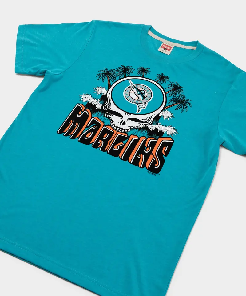Mlb X Grateful Dead X Marlins Skull 2
