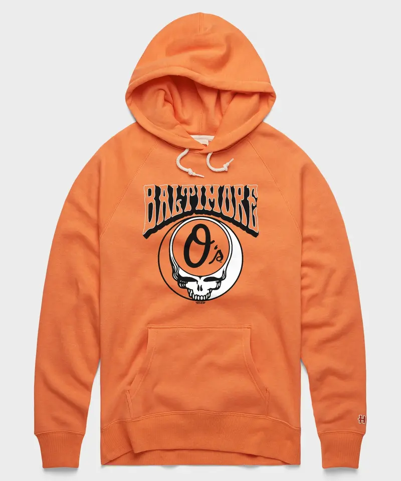 Mlb X Grateful Dead X Orioles Hoodie 1
