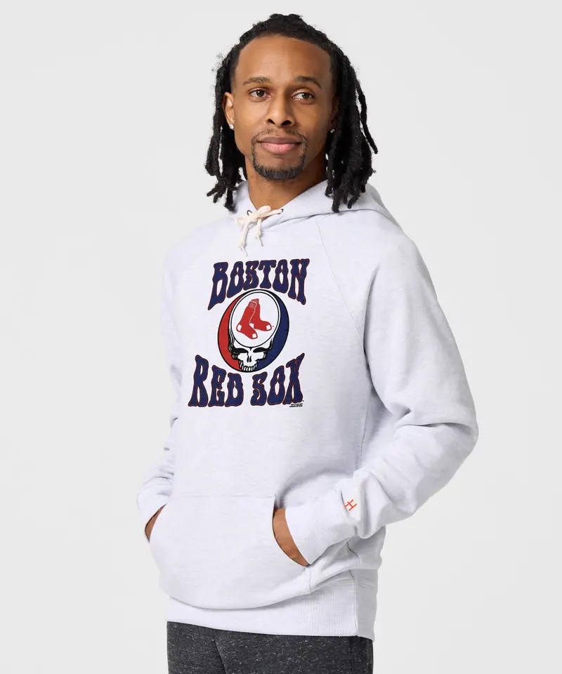 Mlb X Grateful Dead X Red Sox Hoodie 3
