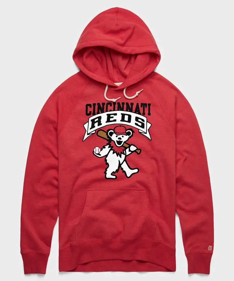 Mlb X Grateful Dead X Reds Hoodie 1