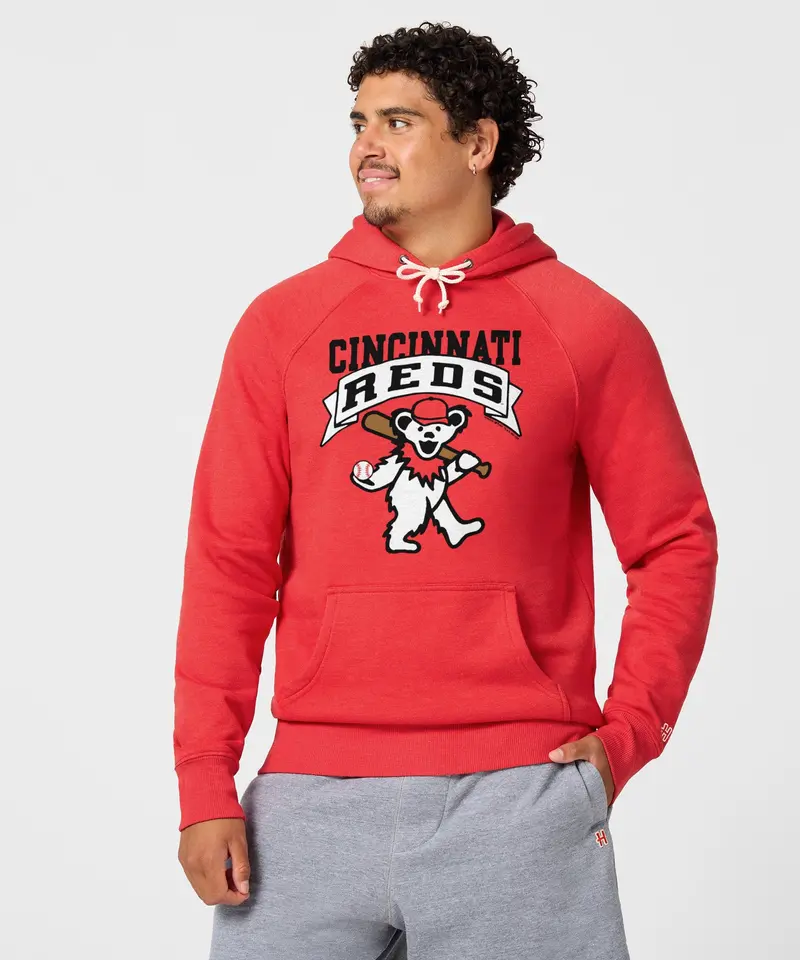 Mlb X Grateful Dead X Reds Hoodie 3
