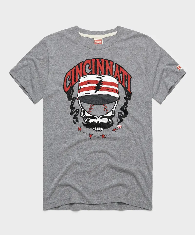 Mlb X Grateful Dead X Reds Skull 1