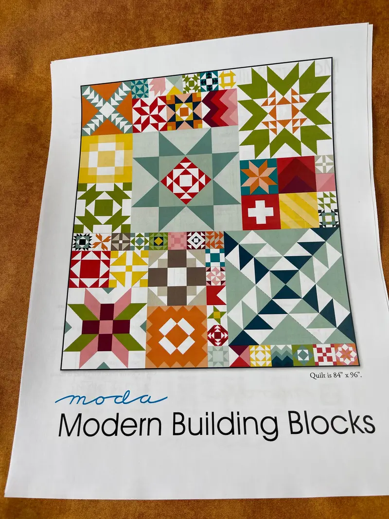 Modern Building Blocks - Moda Pattern / Block Tool  (Out Of Print) 1