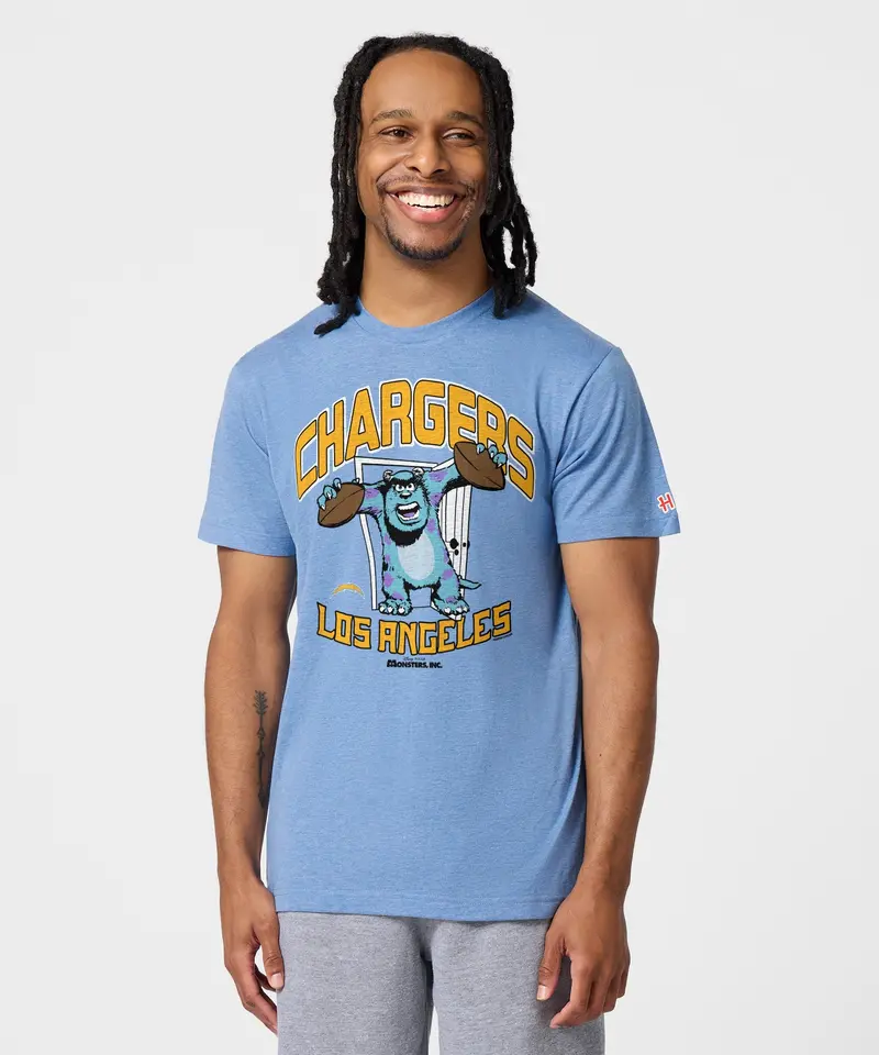 Monsters Inc Sully X Los Angeles Chargers 3