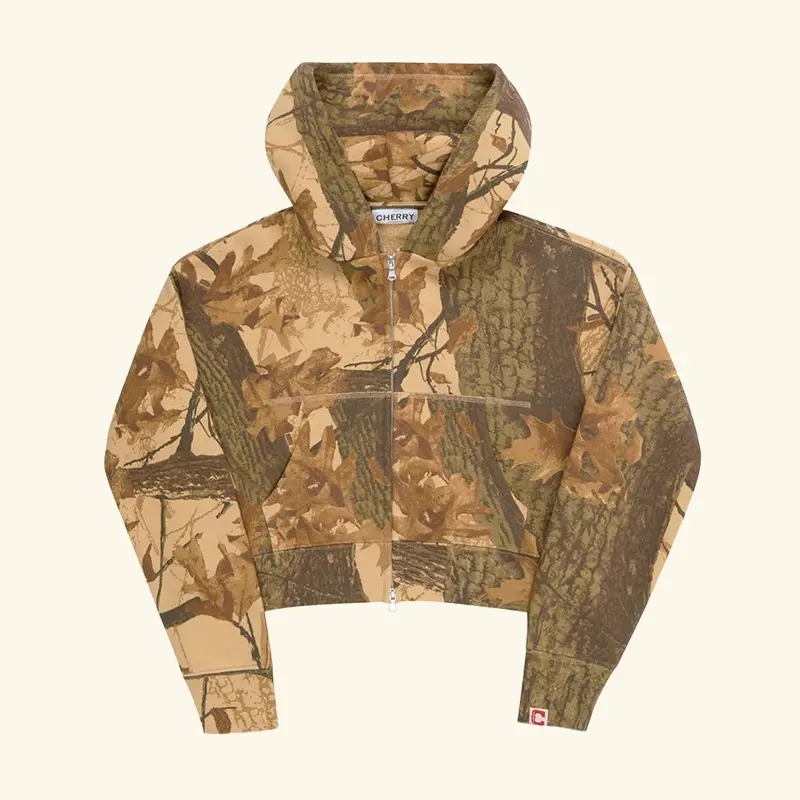 Mossy Oak Camo Women's Zip-Up Hoodie 1