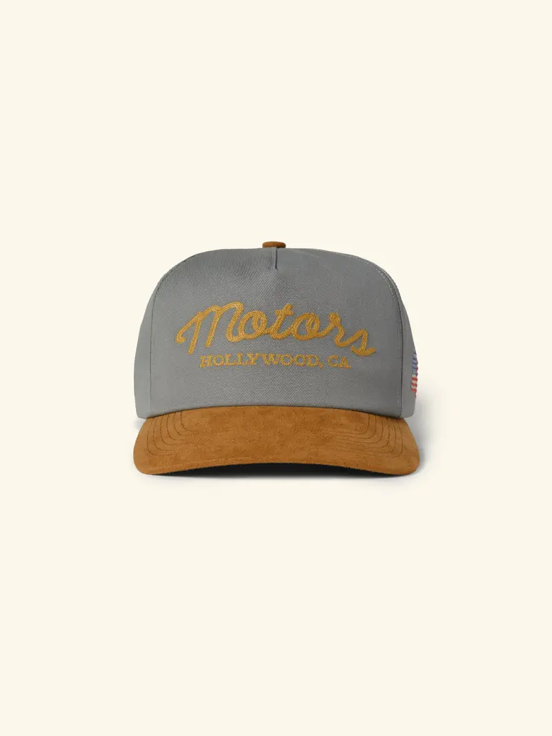 Motors 5 Panel Hat (Charcoal) 1