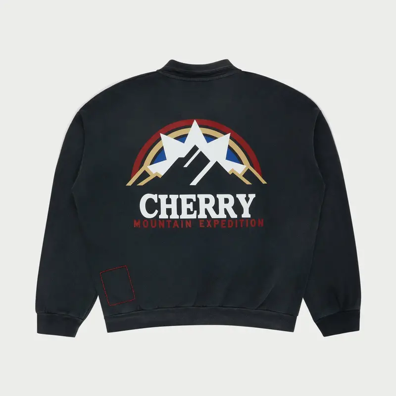 Mountain Expedition L/S Polo Fleece (Black) 1