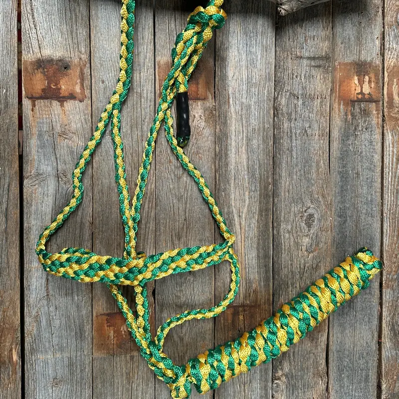 Mule Tape Halters - Two Tone Assorted Colors- 3