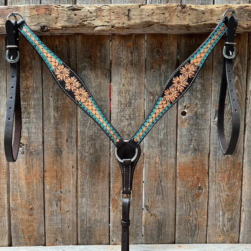 Multi Flower Breastcollar #56276 1