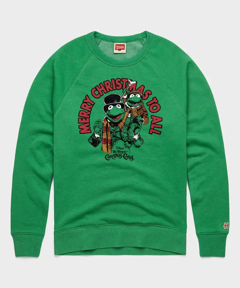 Muppets Merry Christmas To All Crewneck 1