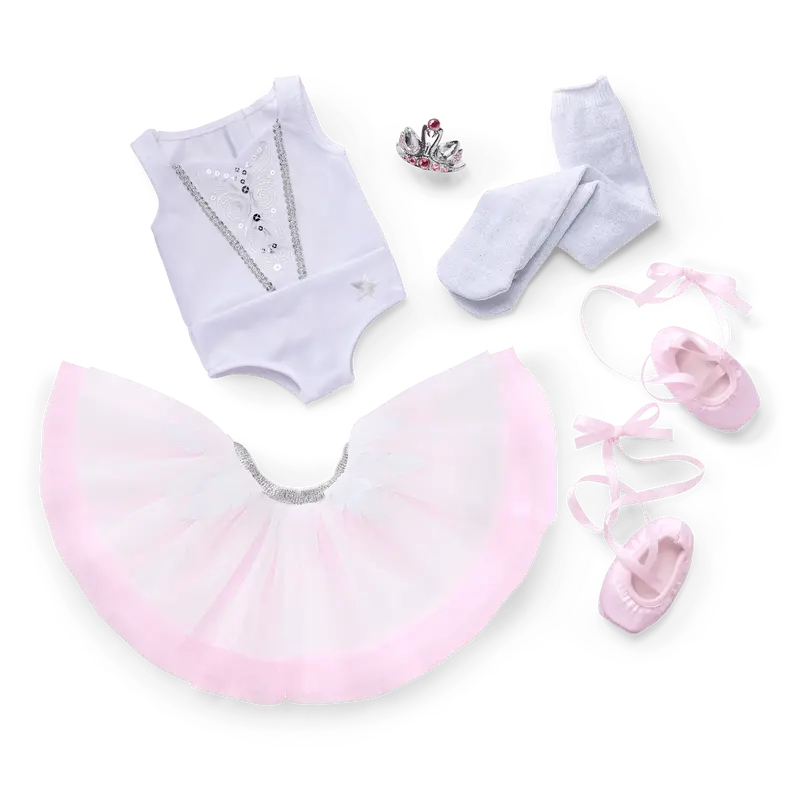 My First Ballet Recital Costume For 18-Inch Dolls 1