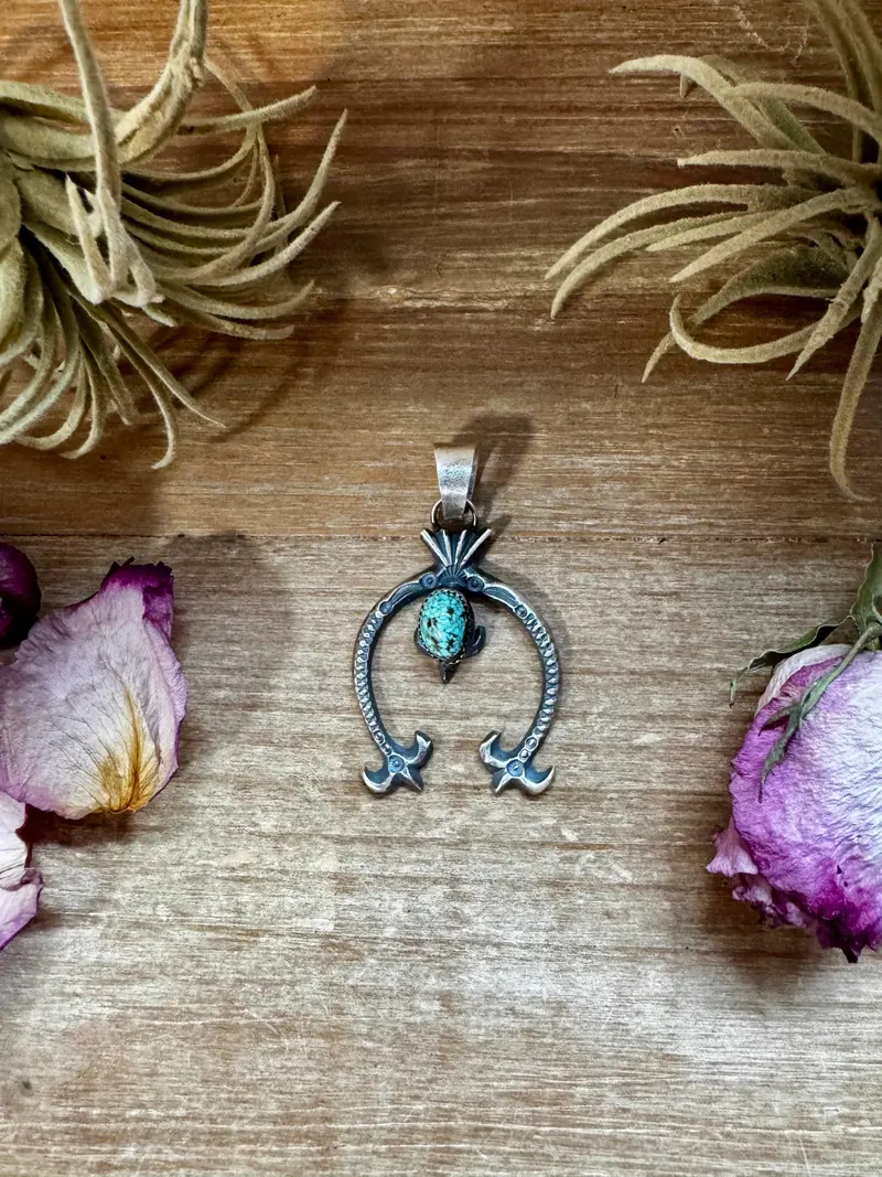 Naja Pendant With Turquoise – Sterling Silver 1