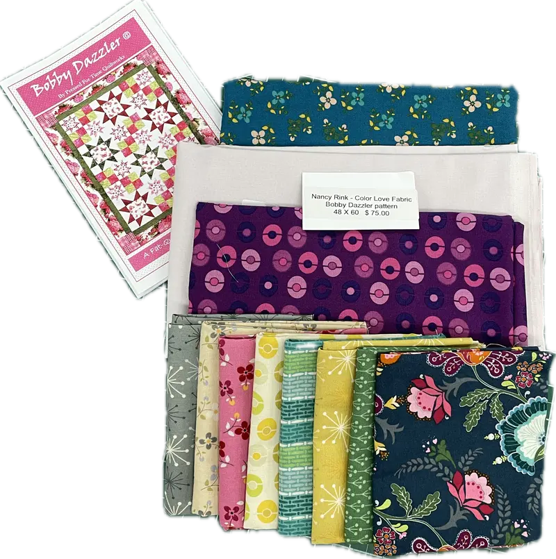 Nancy Rink - Color Love Fabric - Bobby Dazzler Kit 1