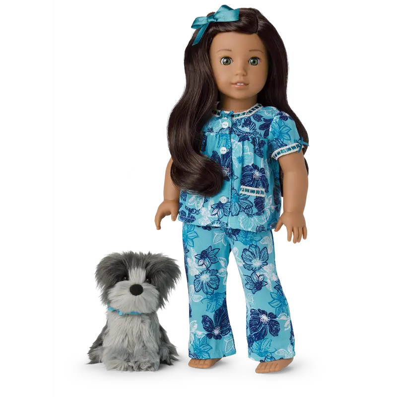 Nanea’S™ Floral Pajamas & Dog (Historical Characters) 1
