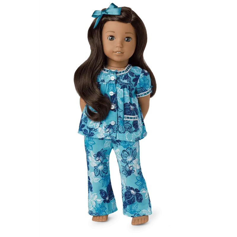 Nanea’S™ Floral Pajamas For 18-Inch Dolls (Historical Characters) 2