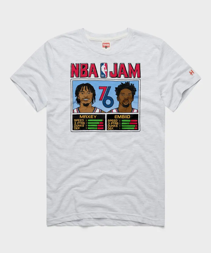 Nba Jam 76Ers City Maxey And Embiid 1
