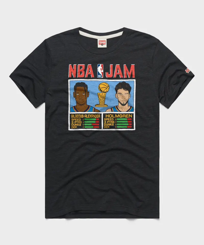 Nba Jam Thunder 2025 Champs Gilgeous-Alexander And Holmgren 1