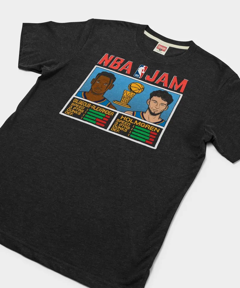 Nba Jam Thunder 2025 Champs Gilgeous-Alexander And Holmgren 2