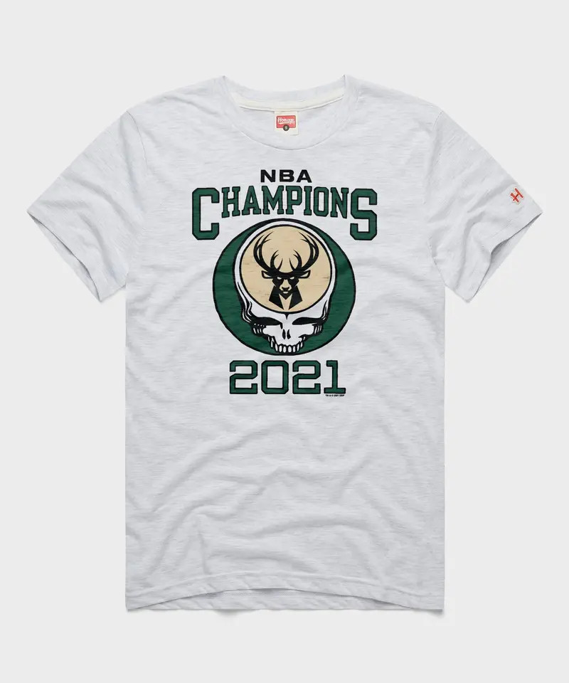 Nba X Grateful Dead 2021 Champs Bucks 1