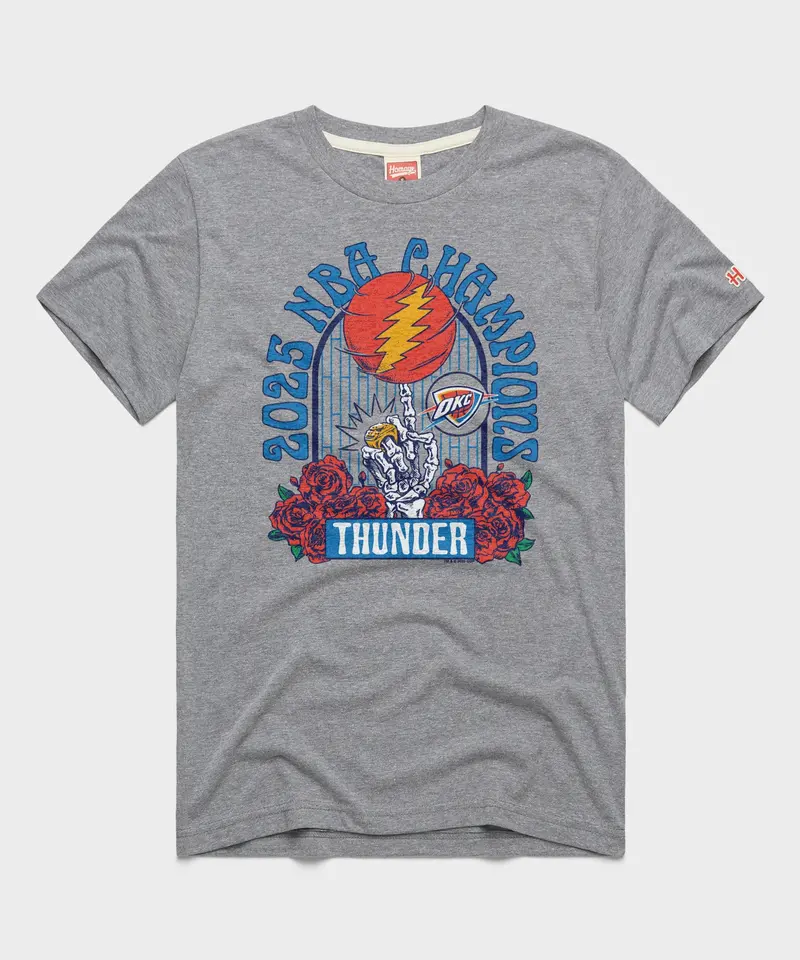 Nba X Grateful Dead 2025 Champs Thunder 1