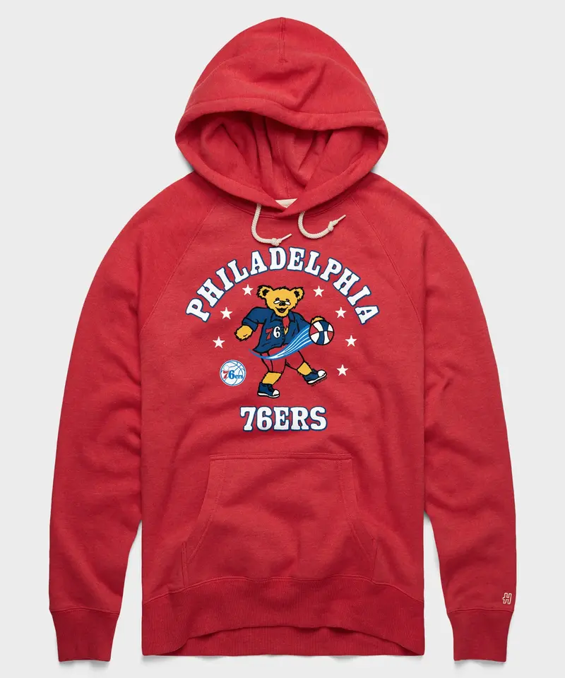 Nba X Grateful Dead X 76Ers Hoodie 1