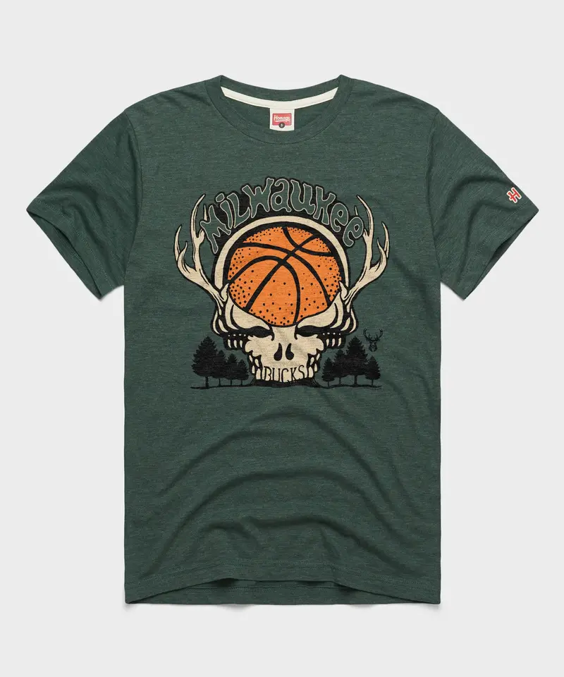 Nba X Grateful Dead X Bucks Skull 1