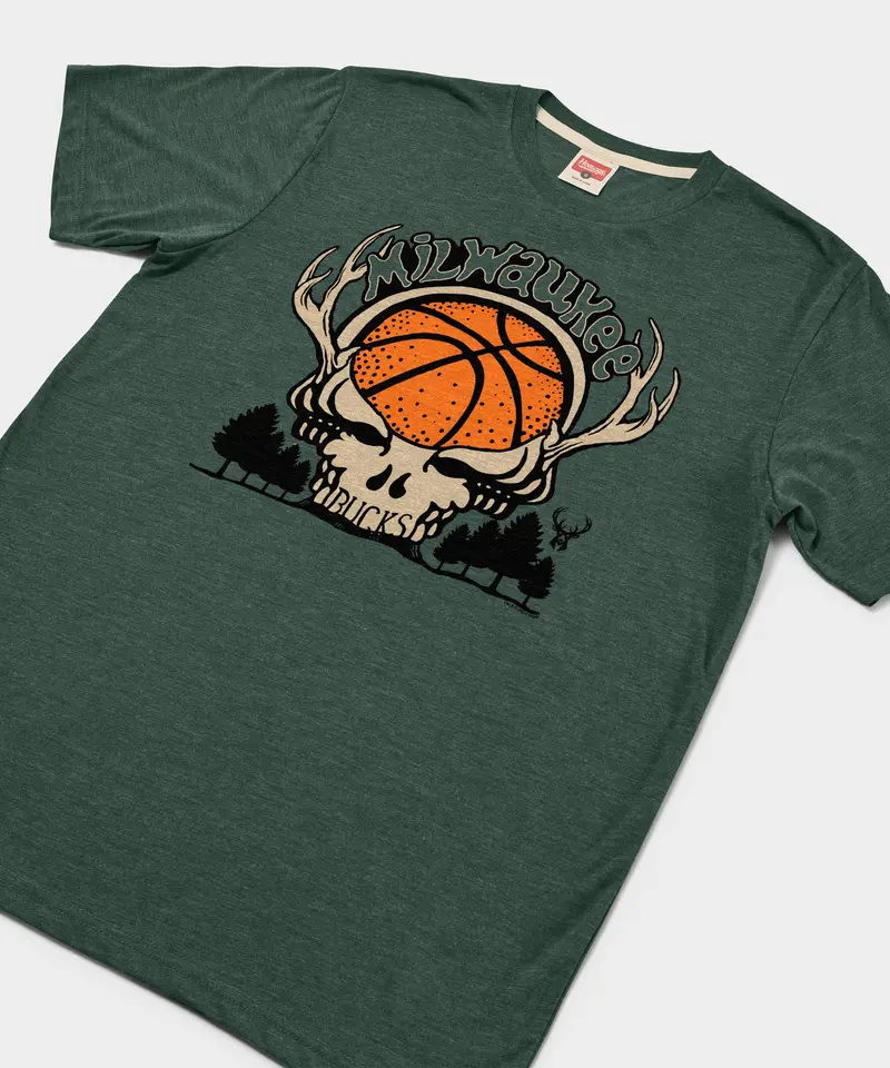 Nba X Grateful Dead X Bucks Skull 2