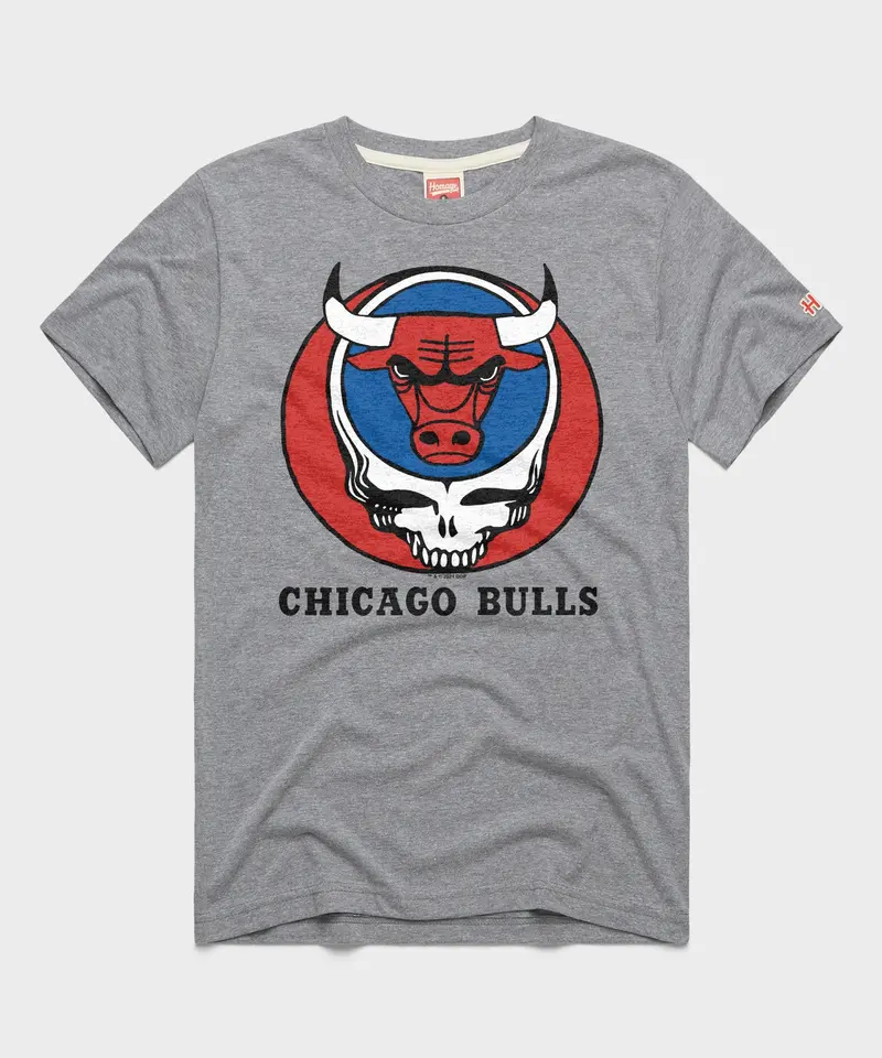 Nba X Grateful Dead X Bulls Skull 1