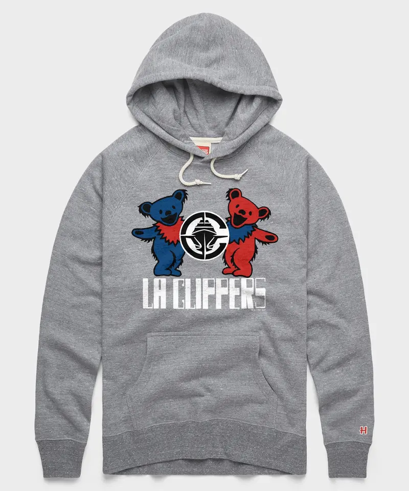 Nba X Grateful Dead X Clippers Hoodie 1