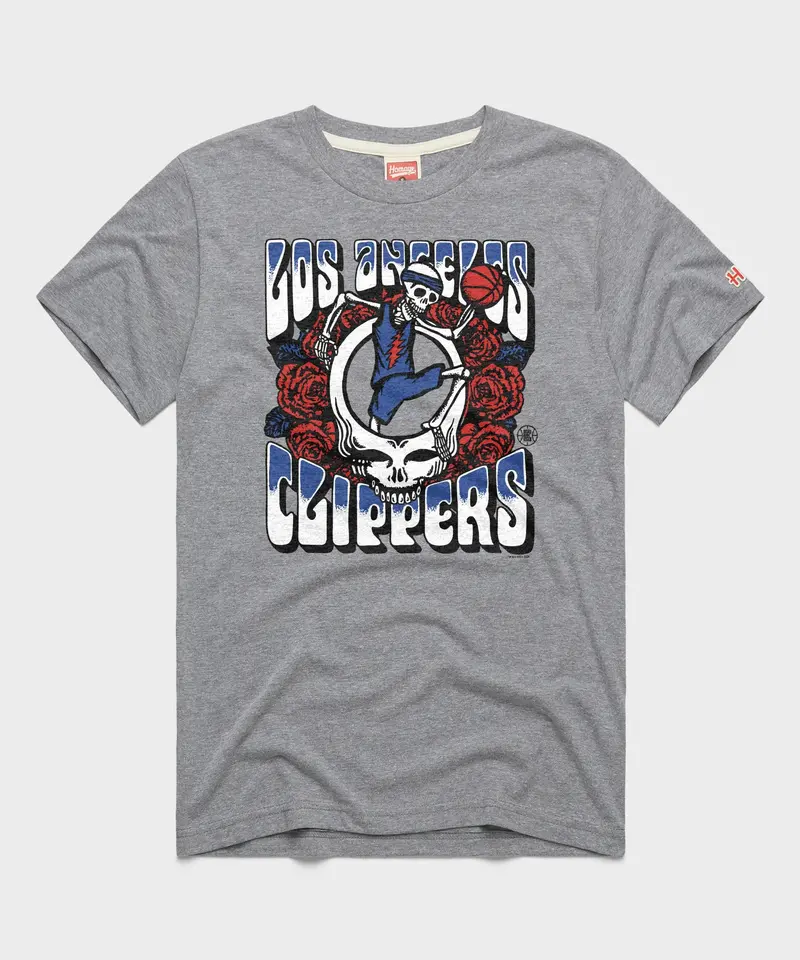 Nba X Grateful Dead X Clippers Skull 1