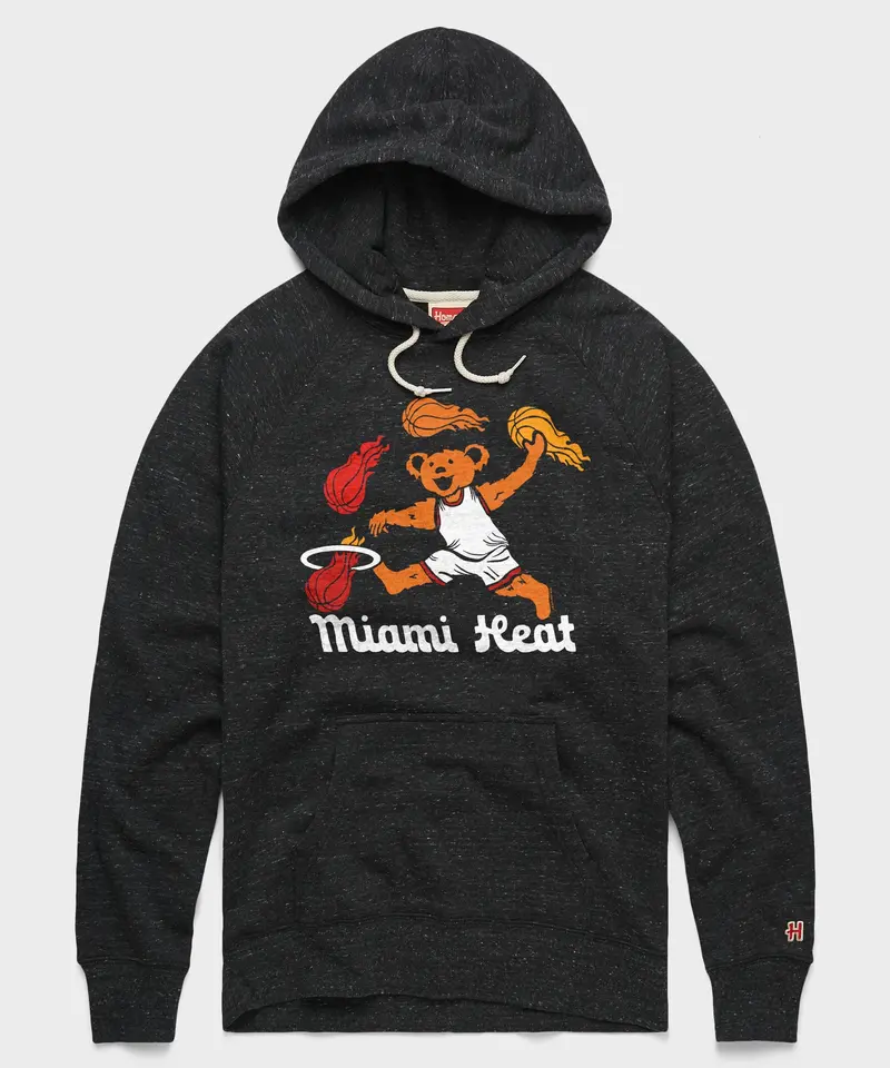 Nba X Grateful Dead X Heat Hoodie 1