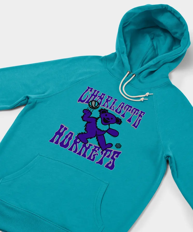 Nba X Grateful Dead X Hornets Hoodie 2