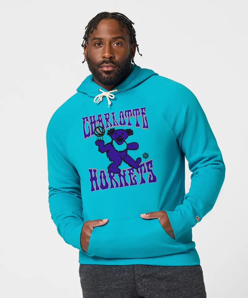 Nba X Grateful Dead X Hornets Hoodie 3