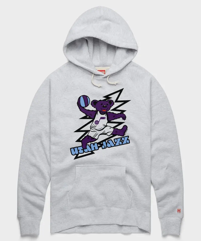 Nba X Grateful Dead X Jazz Hoodie 1