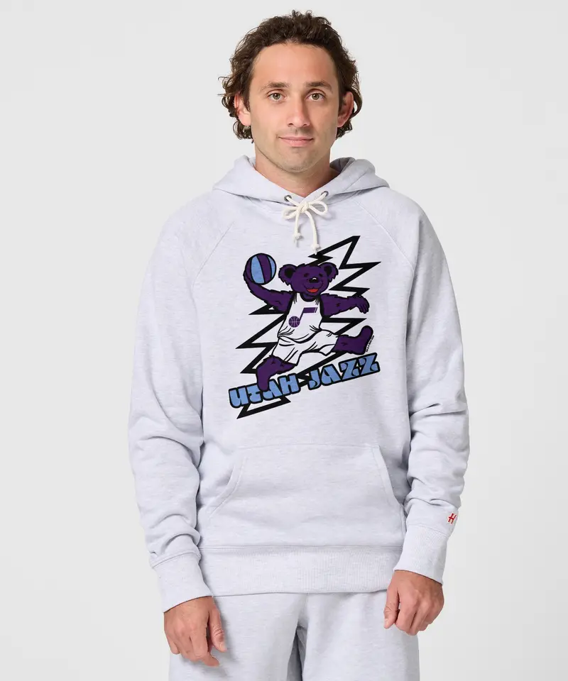 Nba X Grateful Dead X Jazz Hoodie 3
