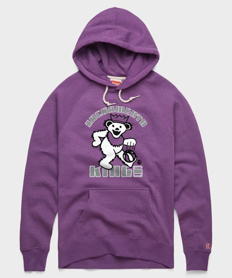 Nba X Grateful Dead X Kings Hoodie 1