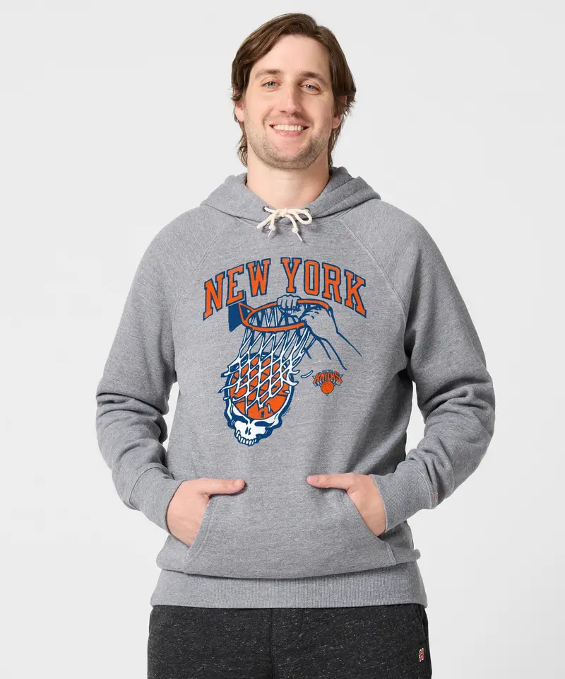 Nba X Grateful Dead X Knicks Hoodie 3
