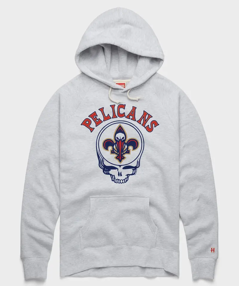Nba X Grateful Dead X Pelicans Hoodie 1
