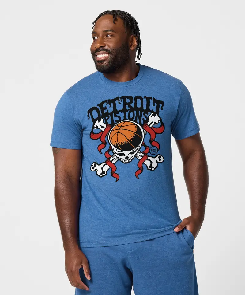 Nba X Grateful Dead X Pistons Skull 3
