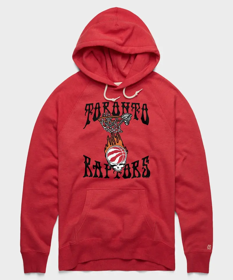 Nba X Grateful Dead X Raptors Claw Hoodie 1