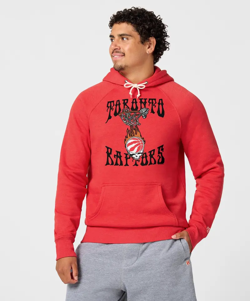 Nba X Grateful Dead X Raptors Claw Hoodie 3