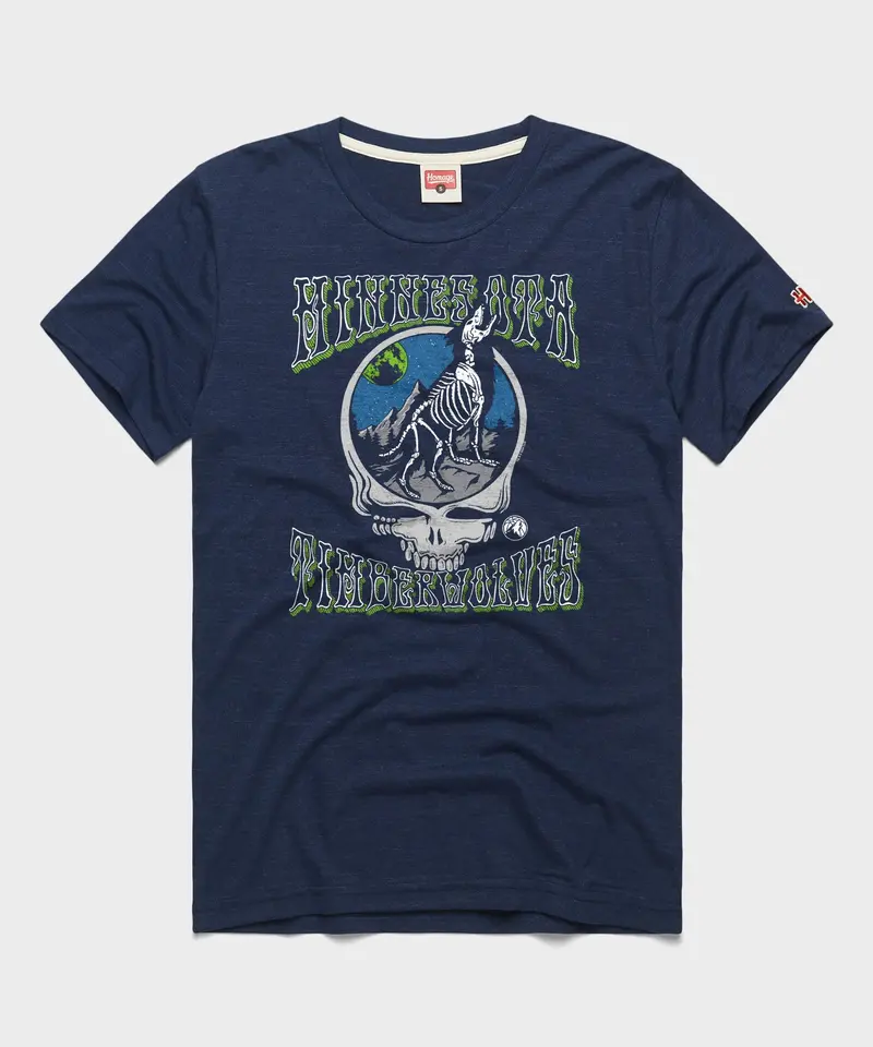 Nba X Grateful Dead X Timberwolves Skull 1