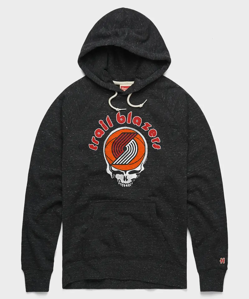 Nba X Grateful Dead X Trail Blazers Hoodie 1
