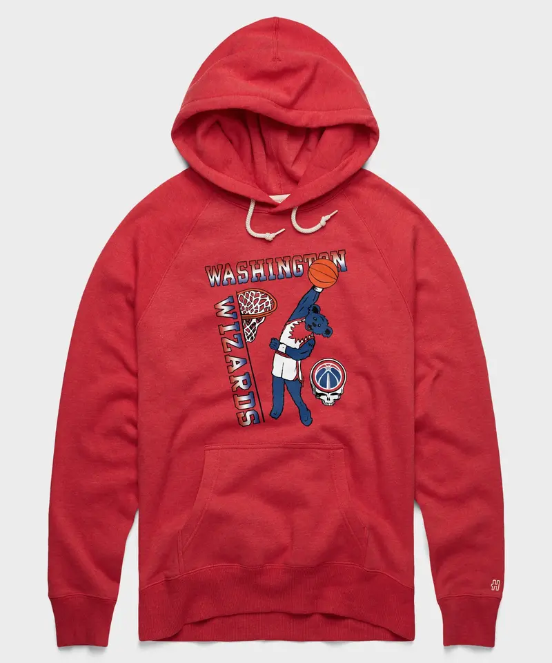Nba X Grateful Dead X Wizards Hoodie 1